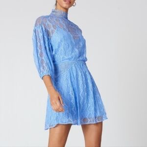 Free People Bittersweet Lace Mini Dress